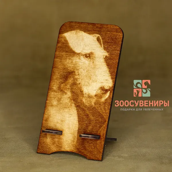 Подставка для телефона "Эрдель терьер"